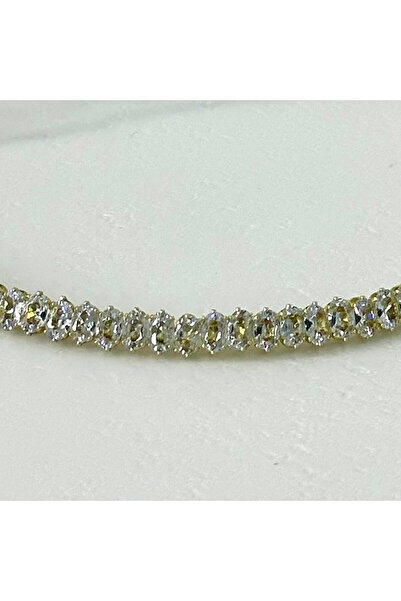 velve Κολιέ Choker, με ημιπολύτιμες πέτρες, στη βάση του λαιμού, Χρυσό