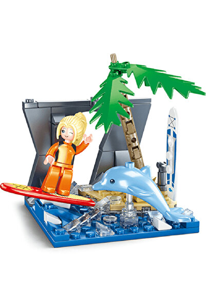 Sluban Summer Mini Handcraft Lego 14.60 X 6.20 X 14.60 Summer Collection