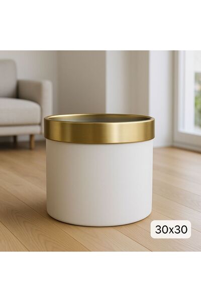 Kayra Flowers Metal modern saksı 30x30 Ölçülerindedir