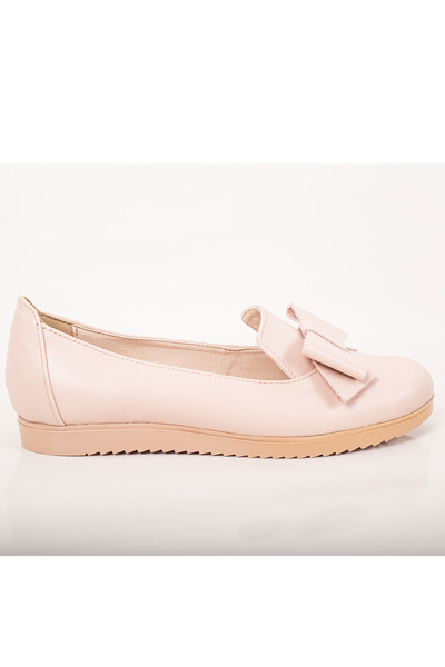 Condur by Paula Pantofi dama casual piele naturala bej stil balerin