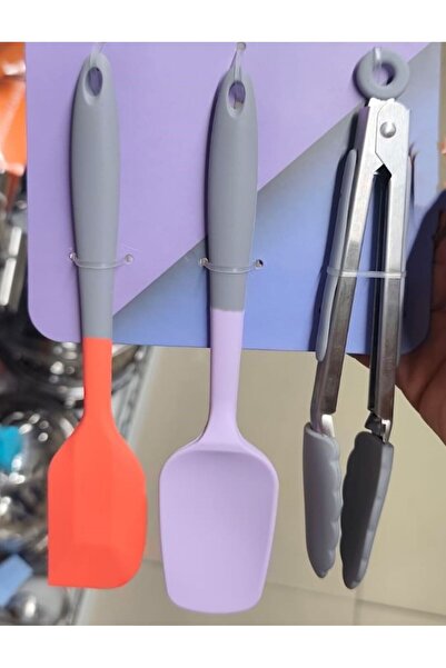 Hope Core 3-Piece Mini Silicone Utensils Set – Spatula, Spoon, Brush, Heat-Re...