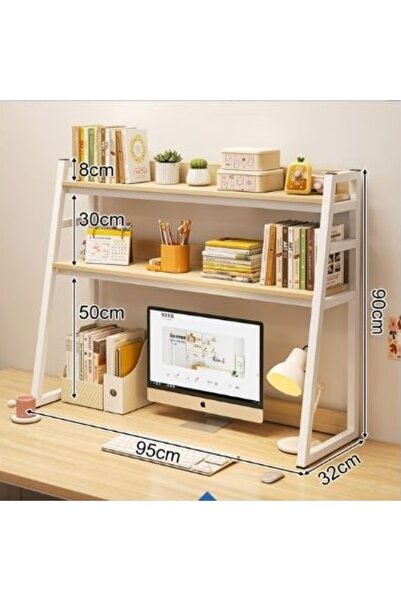 KESNUP Multifunctional desk stand 3 levels, 95x32x90, White