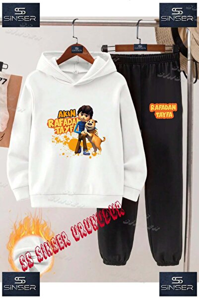 SS SİNSER Set de trening cu hanorac cu imprimeu special pentru copii, unisex,...