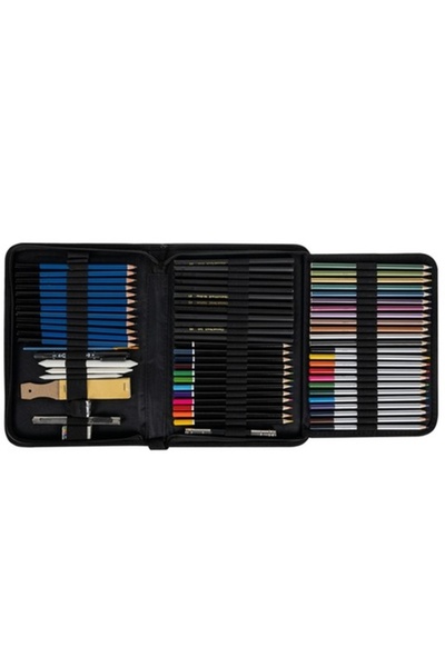 KESNUP Sketching and drawing kit, 72 elements, Black