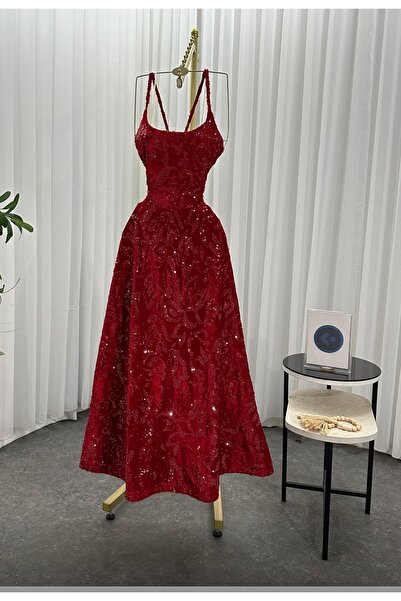 lANCERA red evening dress