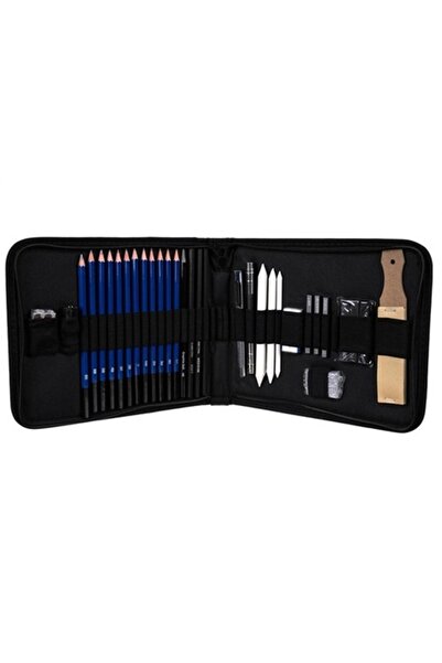 KESNUP Σετ σχεδίασης με μολύβι, 32 στοιχεία, μαύρο