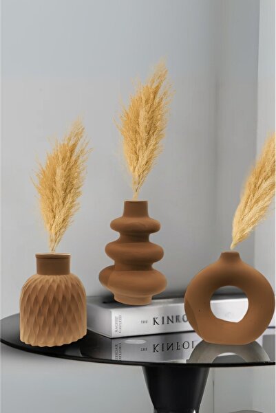 Minima Art Studio 3lü İskandinav Tarzı Bohem Vazo Hediyelik Pinterest Pampas Vazosu Set Vazo Dekoratif Eşya