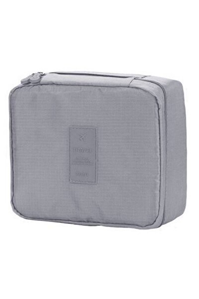 KESNUP Waterproof textile travel cosmetic bag Grey