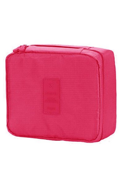 KESNUP Τσάντα καλλυντικών ταξιδιού 20,5 x 17 x 8 εκ. Ροζ