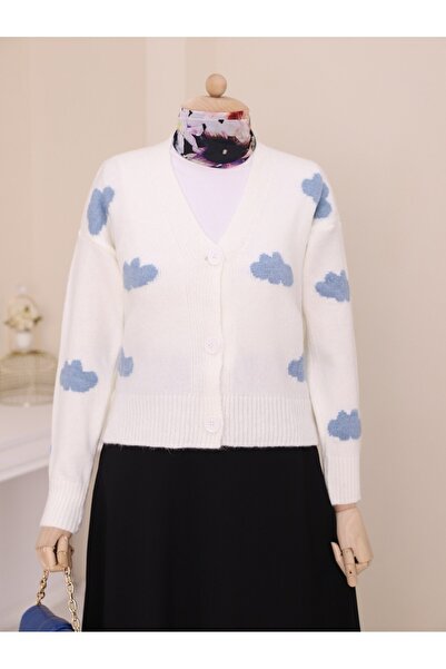HİJABAYA Κοντή ζακέτα με σχέδιο σύννεφο