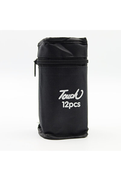 Touch 12-Piece Professional Marker Set / with Black Case & Dual Tips