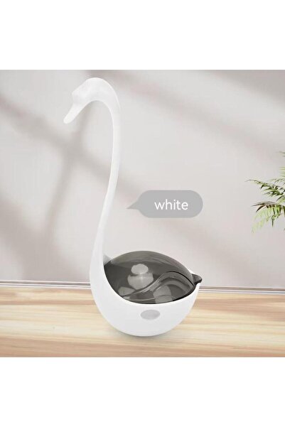 Busstier موزع طعام على شكل بجعة بالليزر، لعبة تفاعلية للقطط، لعبة ذكاء تفاعلية