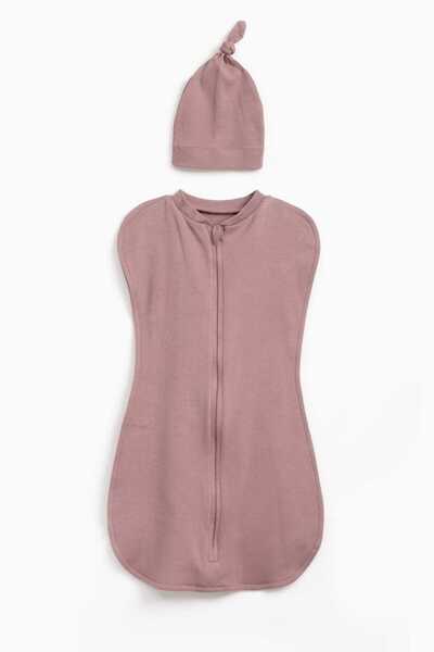 Vauva Zippered Cotton Baby Swaddle 0-6 Months |   Unisex Newborn Sleeping Swaddle Blanket