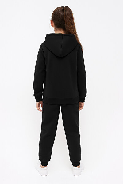 Let's Wear Σετ αθλητικής φόρμας με κουκούλα για παιδιά με στάμπα Kuromi Premium Compact - Σετ αθλητικών ρούχων 2 τεμαχίων