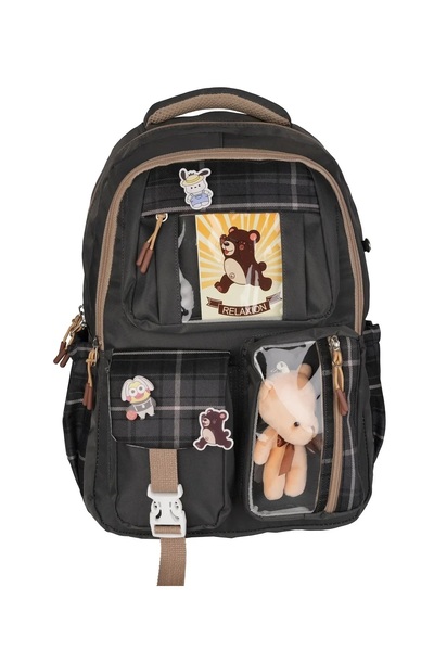 Relaxion Rlx-1395 Set of 3 Children's Primary School Bag Backpack with Pencil Case and Lunch Bag