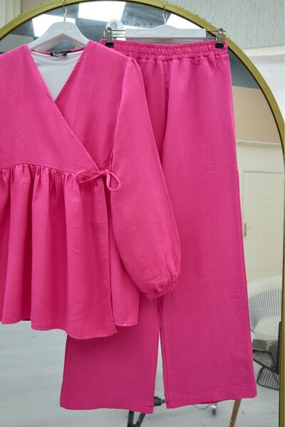 HİJABAYA Σετ με παντελόνι με φαρδιά πόδια και τουνίκ με κορδόνια στο εσωτερικό