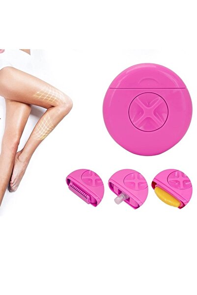 KESNUP Set rolă și epilator de jad 3 în 1, roz