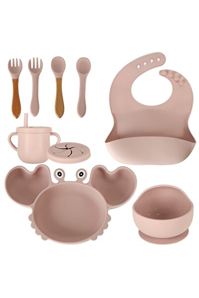 KESNUP Σετ 8 τεμαχίων για βρεφικό τάισμα, ροζ