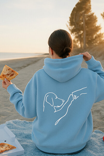 SVART WEAR supradimensionat Hanorac casual din bumbac cu glugă Swea tricou cu...