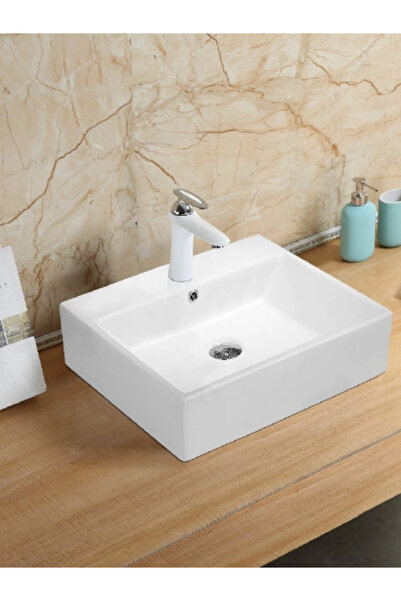 yediyapı Tezgah Üstü Seramik Çanak Lavabo Banyo Lavabosu