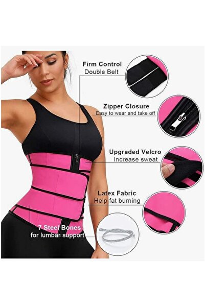 Hope Workout Waist Trainer for Women Man Tummy Control Slimming Body Shaper Belt Sauna Sweat Corset Cinch