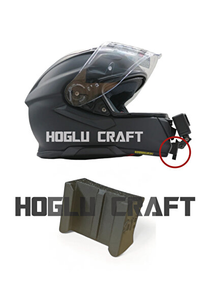 HOGLU CRAFT SHOEI GT AIR 3 Aksiyon Kamera Kask Alt Çene Bağlantı Aparatı Go P...
