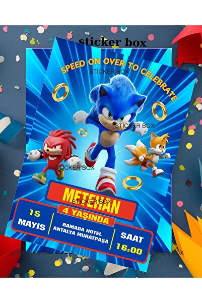 Think And Print 20 ADET Davetiye Çocuk Parti Malzemesi Doğum Günü Süsü Sünnet...