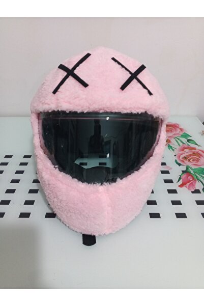 Beta Peluş kask kılıfı kadın pempe