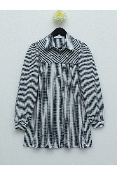 HİJABAYA Πουκάμισο από πέτρα γκόφρε