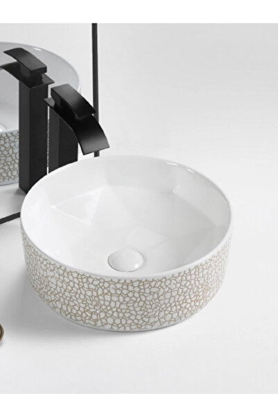 yediyapı Tezgah Üstü Seramik Çanak Lavabo Banyo Lavabosu
