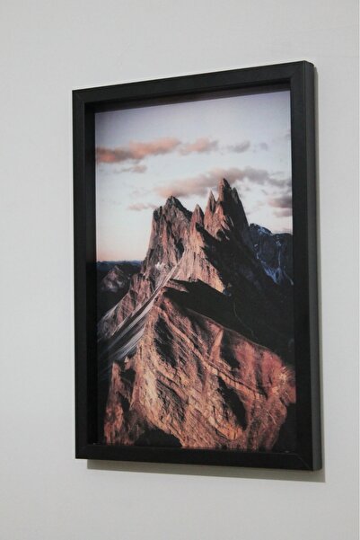 LİFE GLOBAL Picture Frame Black 20X30 Single Piece with Picture and Pvc Protection