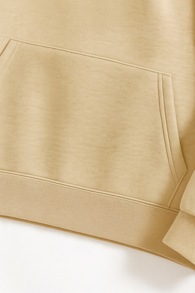 SVART WEAR Champagne Please oversized Cotton Casual Hoodie με κουκούλα Φούτερ με τύπωμα