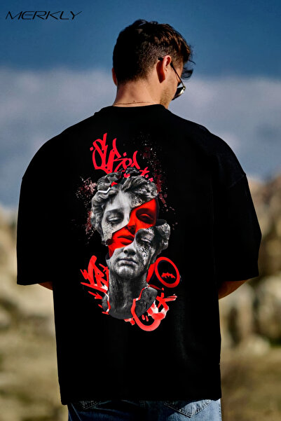 barsdepo Tricou cu design personalizat cu imprimeu , supradimensionat Tricou ...