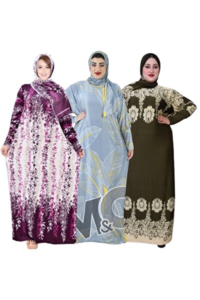 M&O 2 اسدال صلاة واستقبال عرض مجموعة مكونة من ثلاثة اسدالات مقاس واحد يلبس من...