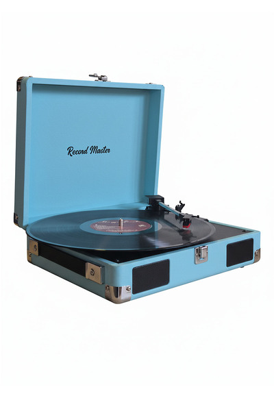 Record Master RM-311 Pikap - Tüm Plaklar İle Uyumlu- Power Banklere Bağlanarak Kullanılabilme