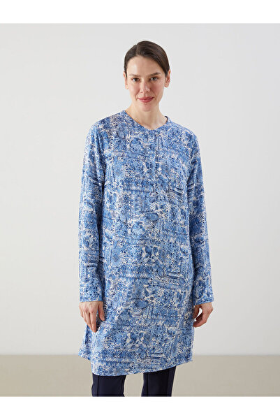 LC Waikiki Judge Collar Patterned Women's Tunic