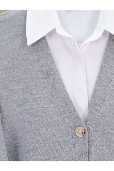 HİJABAYA Ζακέτα με κουμπιά με λαιμόκοψη