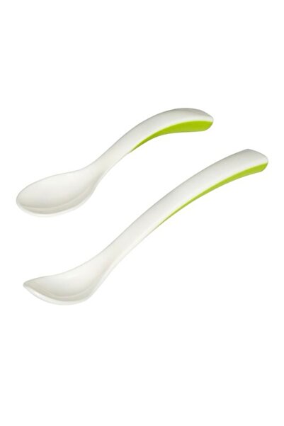 IKEA ملعقة طعام بورجا أبيض-أخضر 2 قطعة