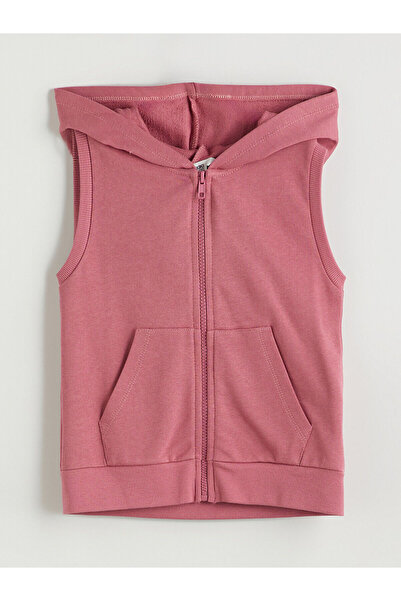 LC Waikiki Yeni Sezon Kapüşonlu Kız Çocuk Yelek