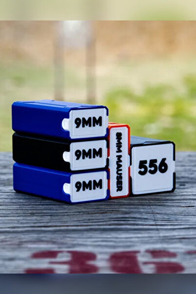 Genç 3D 9mm 50’li Mermi Kutusu | Kilitlenebilir Güvenli Ammo Box