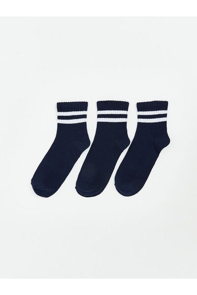 LC Waikiki Striped Boy's Socks 3-Piece