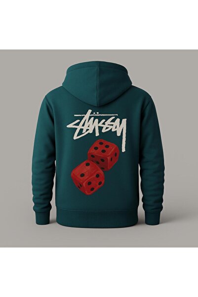 MELOOX Φούτερ με κουκούλα με στάμπα με γκράφιτι – Unisex Streetwear