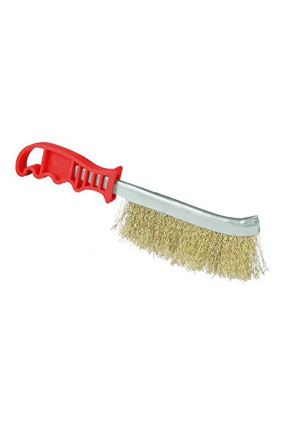 Rodex Wire Brush With Ergonomic Handle, , 240Mm, 9 Inch, Red, Cable Thickness 0.2Mm (Frt02) (120),