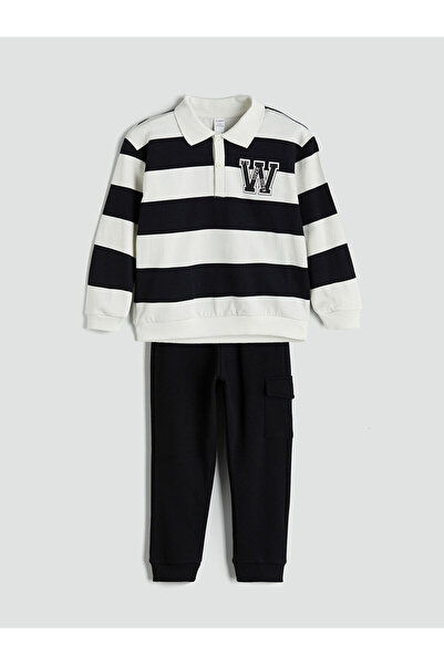 LC Waikiki New Season Boys' Sweatshirt and Jogger Tracksuit Bottom 2-Piece Set