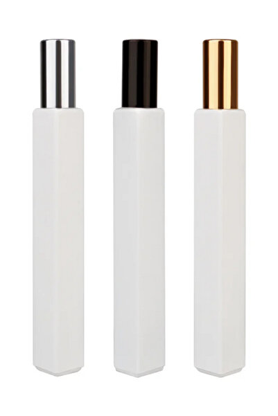 Cosy Club Shop 3lü Yeniden Doldurulabilir Taşınabilir Seyahat Boy Beyaz Cam B...