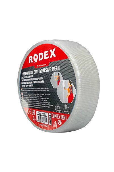 Rodex Banda imbinare Rigips, fibra sticla, autoadeziva, , 50mm x 90mt (24), RHT2308100590
