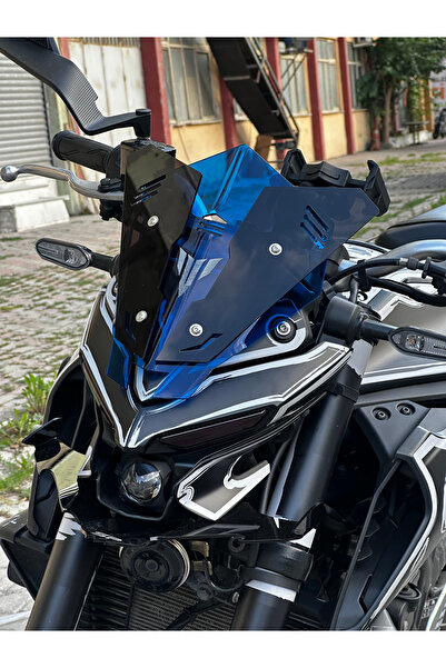 Yamaha MT25 YENİ KASA SPOR SPERLİK ÖN CAM (RACE BLUE- SİYAH)