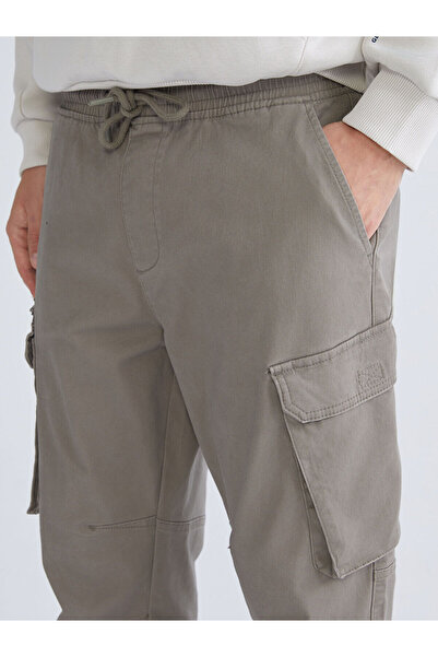 LC Waikiki Kahverengi Standart Kalıp Erkek Kargo Pantolon