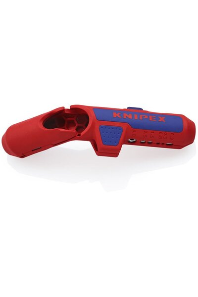 Knipex ErgoStrip® Sol elini kullananlar için üniversal soyma aleti 135 mm 16 ...