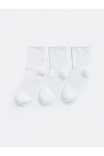 LC Waikiki New Season Women's Plain Socks 3-Pack